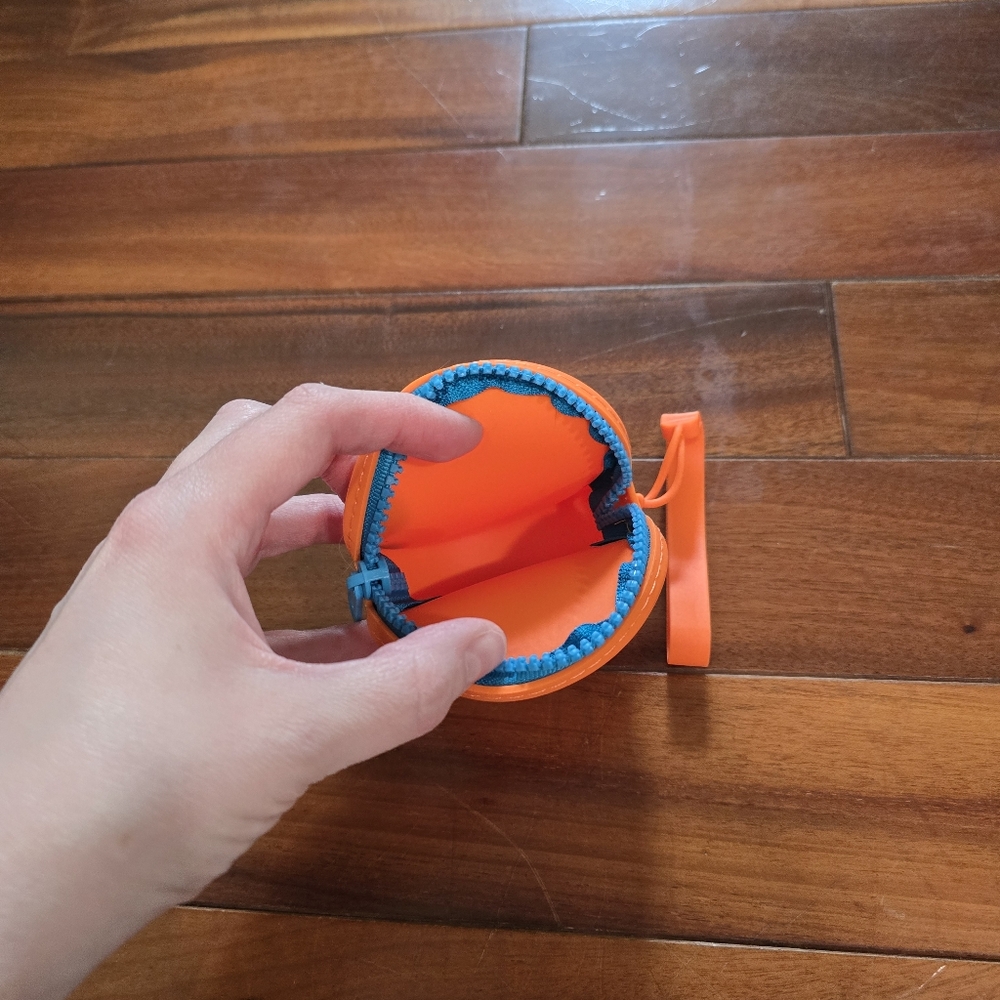 Rad Rev Orange Silicone Coin Pouch - Picture 3 of 3